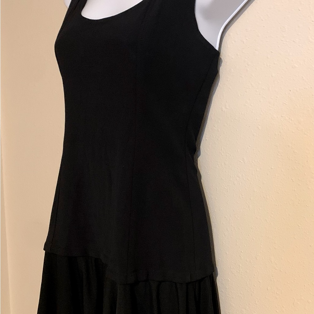 Cache Vintage Ruffle Black Dress - Picture 3 of 4